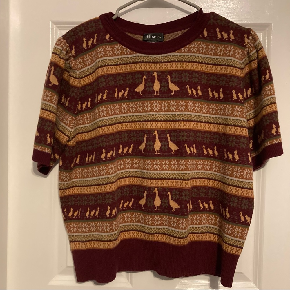 Modcloth Goose Sweater